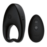 SXE Knight Vibrating Cock Ring with Remote for Intimate Play Black Cock Rings Vibrating